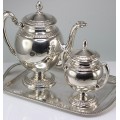 elegant set pentru servirea ceaiului. argint. atelier Repossi Ugo.Italia cca 1940